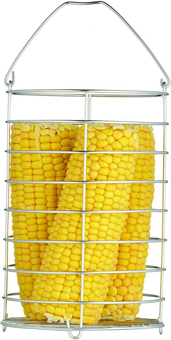 KitchenCraft KCCORNCOB Set of 6 Corn on the Cob Skewers with Wooden Handles, Stainless Steel, 9.5 cm - Image 3