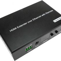 BeMatik HDMI Extender 1080p over Cat.5e Cat.6 Ethernet Cable 120m H.264 Remote Control Transmitter (HB029)