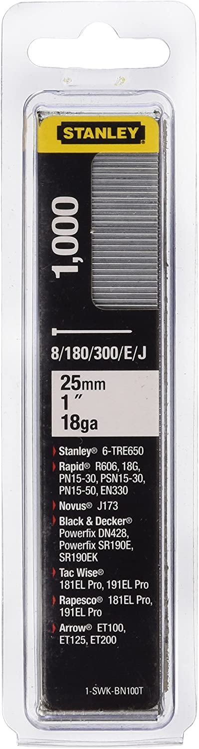Clavo/Brad 8/300 / E/tipo J - 25mm - 1000 u. (Packaging May Vary), Multicoloured