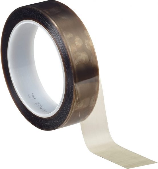 3M PTFE Film Tape 5490 – Abrasion and heat resistant extruded film tape, 25 mm x 33 m, transparent-brown - 1 x roll