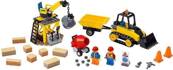 City Great Vehicles LEGO 60252 Construction Bulldozer Toy with Starter Brick and Crane, for Preschool Kids 4+ - Image 3