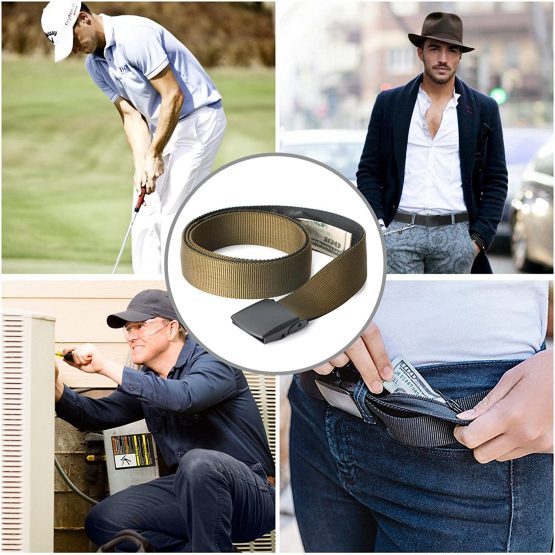 Travel Security Money Belt with Hidden Money Pocket Cashsafe Anti