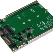 StarTech M.2 SATA SSD to 2.5in SATA Adapter - M.2 NGFF to SATA Converter - 7mm - Open-Frame Bracket - M2 Hard Drive Adapter (SAT32M225)