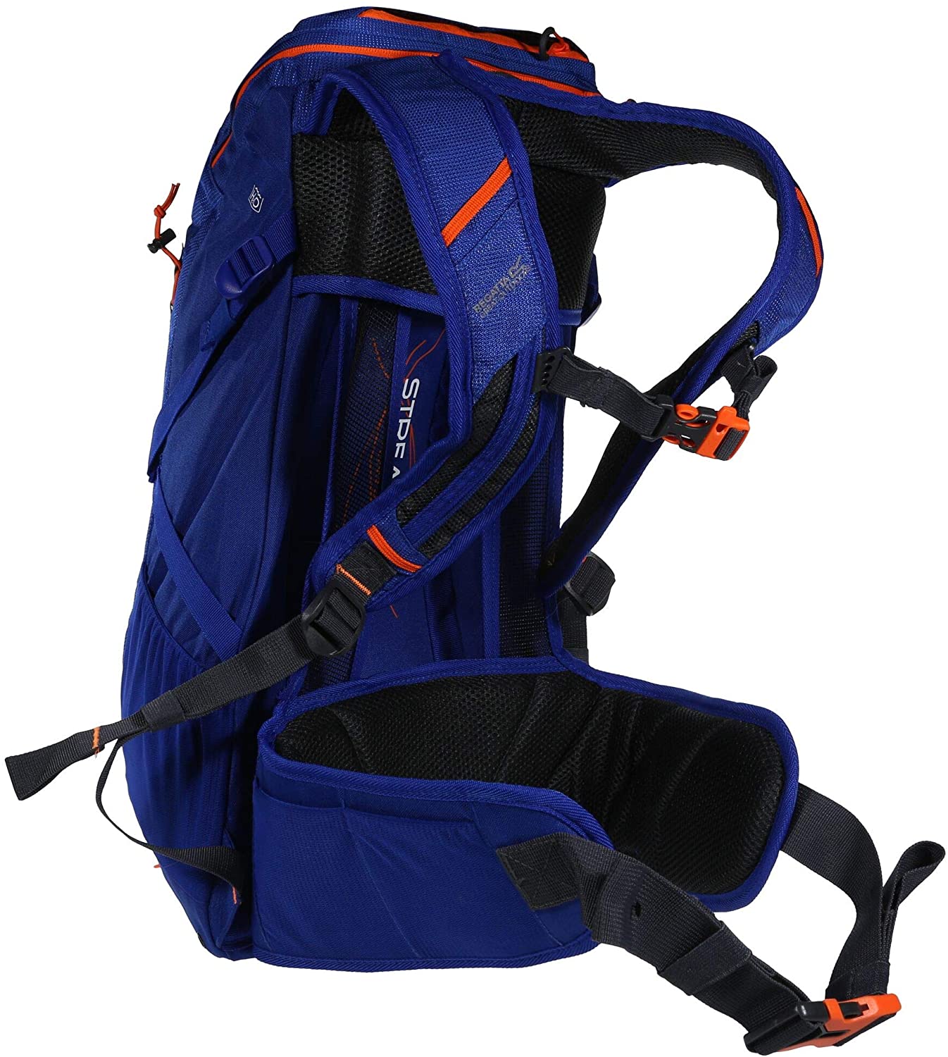 Regatta Blackfell III 25L Rucksack - 25L - Surf Spray/Blaze Orange, Blue / Orange - Image 2