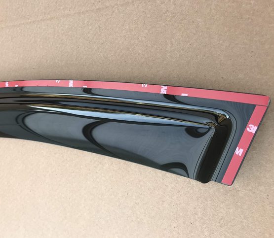 Set Of 2 Wind Deflectors IN-CHANNEL Type Compatible with VOLKSWAGEN T5 & T6 VW TRANSPORTER/CARAVELLE/MULTIVAN window deflectors 2003 to 2020 Models Acrylic Glass PMMA Side Visors - Image 4