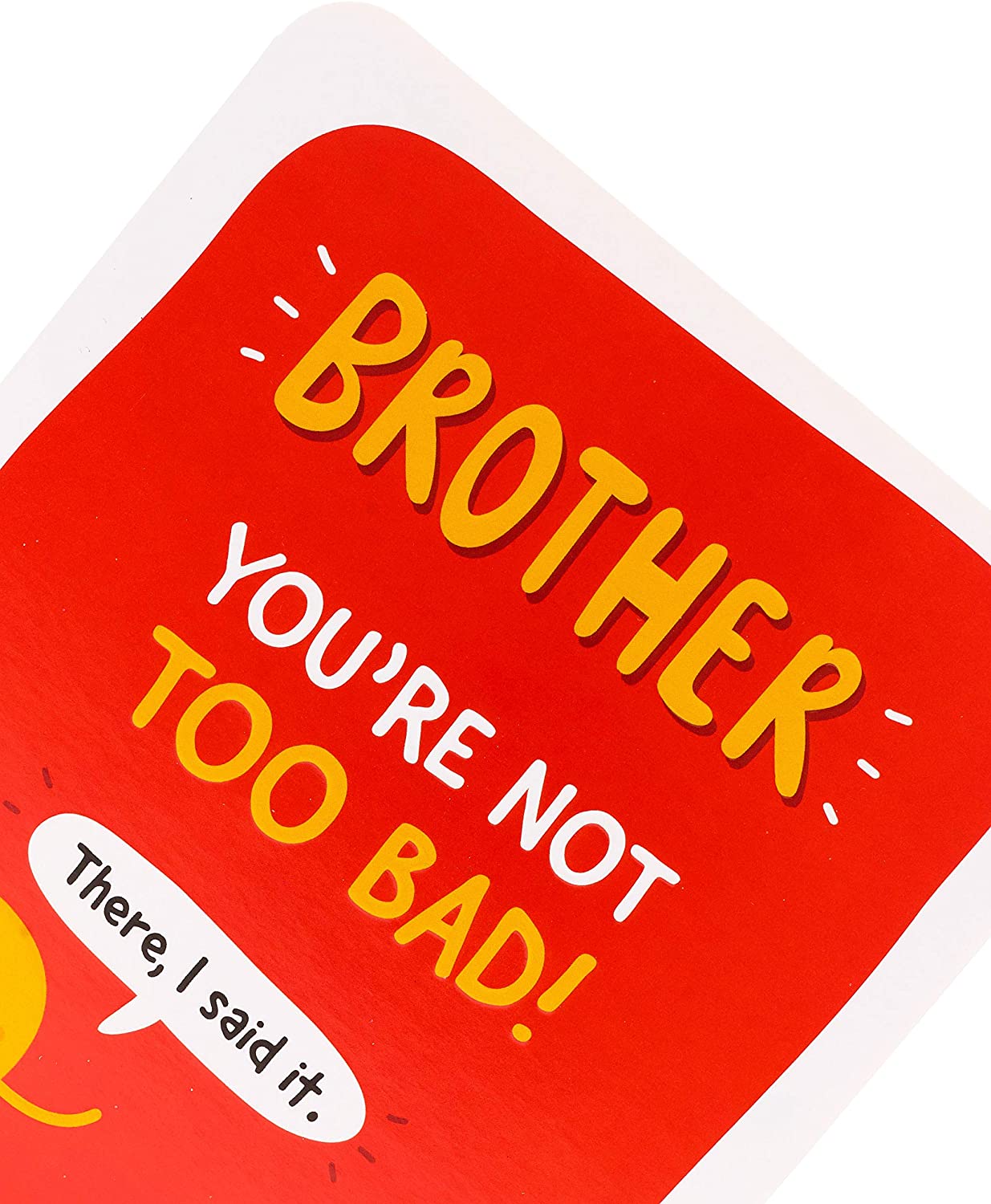 UK Greetings Brother Birthday Card - Funny Birthday Card for Him - Funny Birthday Card for Brother, red, 159mm x 184mm - Image 4