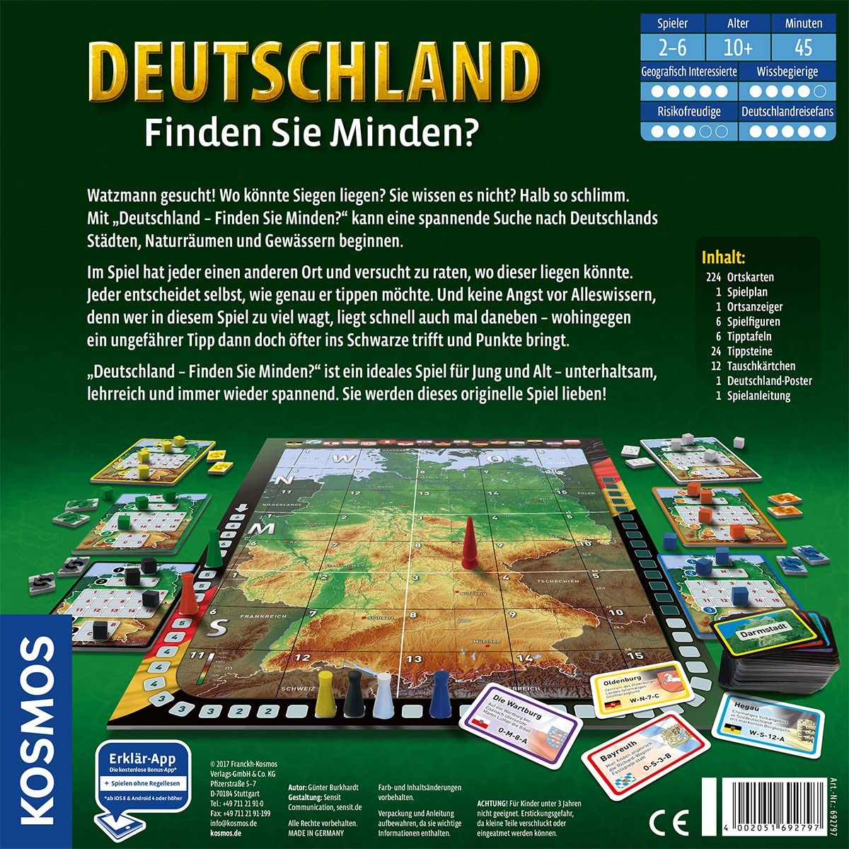 Kosmos 692797 - Deutschland - Finden Sie Minden?, Multi-Coloured, Multicoloured - Image 2