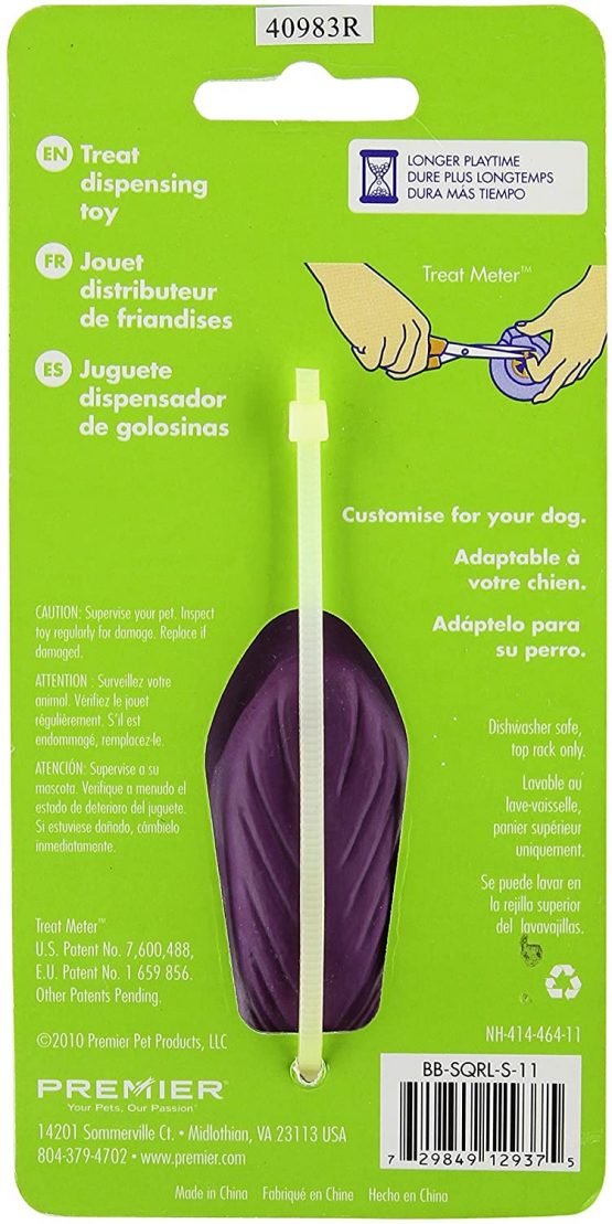 Busy Buddy Squirrel Dude, Interactive Treat Dispensing Dog Toy - Chew Toy, Small Dogs - Image 2
