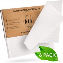 SUPERSCANDI Swedish Dishcloths Eco Friendly Reusable Sustainable Biodegradable Cellulose Sponge Cleaning Cloths for Kitchen Dish Rags Washing Wipes Paper Towel Replacement Washcloths