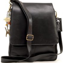 Catwalk Collection Handbags - Women's Leather Cross Body Messenger Bag - A4 size Business Office Work Bag - CITY