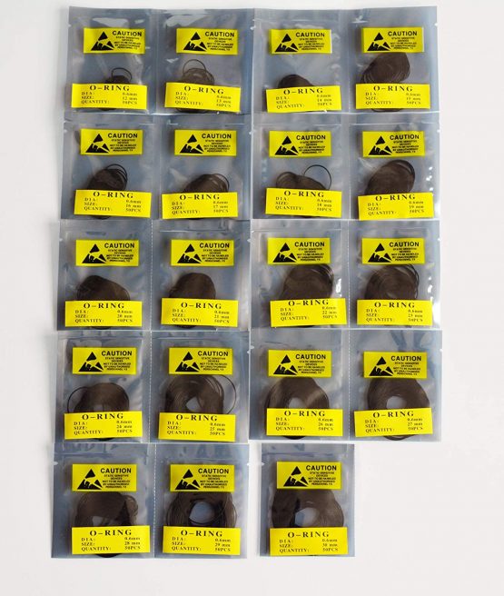 LLF Watch Gaskets Replacement kit, O Ring Watch Back Gasket Rubber Seal Washers Set Backs (0.6MM) - Image 3