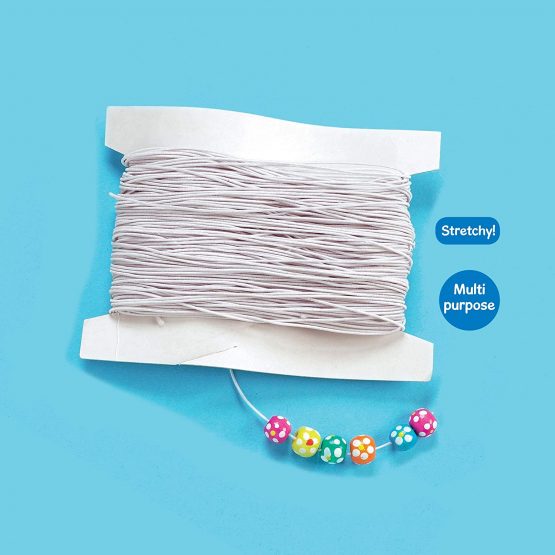 Baker Ross EK5223 White Elastic (Per Reel) - Image 4