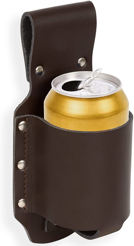 GreatGadgets 1880 Beer Holster Classic, Metal, Espresso Brown - Image 4
