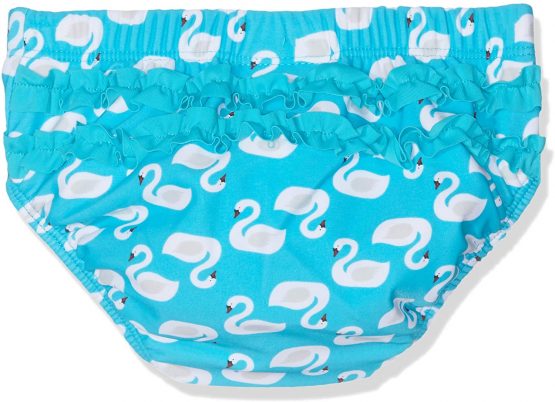 Playshoes Baby Girls Uv-Schutz Badewindel Schwäne Swim Nappy, Turquoise (Türkis 15), 74/80 - Image 2