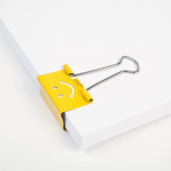 Rapesco 1354 32 mm Fun Foldback Clips, Bright Yellow, Pack of 20 - Image 2