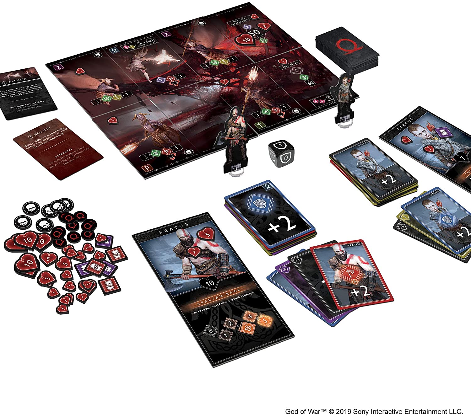 CoolMiniOrNot CMNGOW001 God of War The Card Game, Mixed Colours, Medium - Image 4