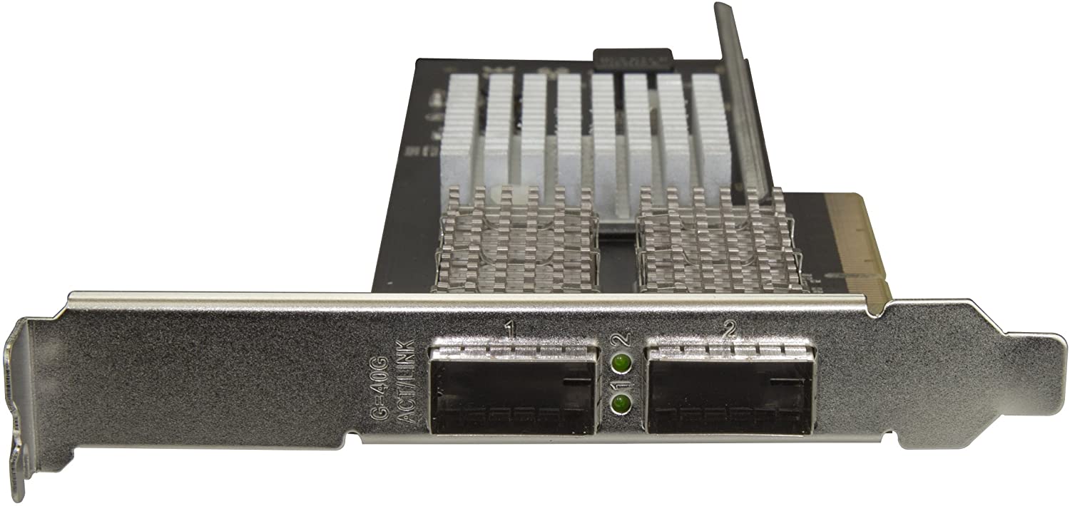 StarTech.com Dual Port 40G QSFP+ Network Card, Intel XL710 Open QSFP+ Converged Adapter, PCIe 40 Gigabit Ethernet Server NIC - Image 2