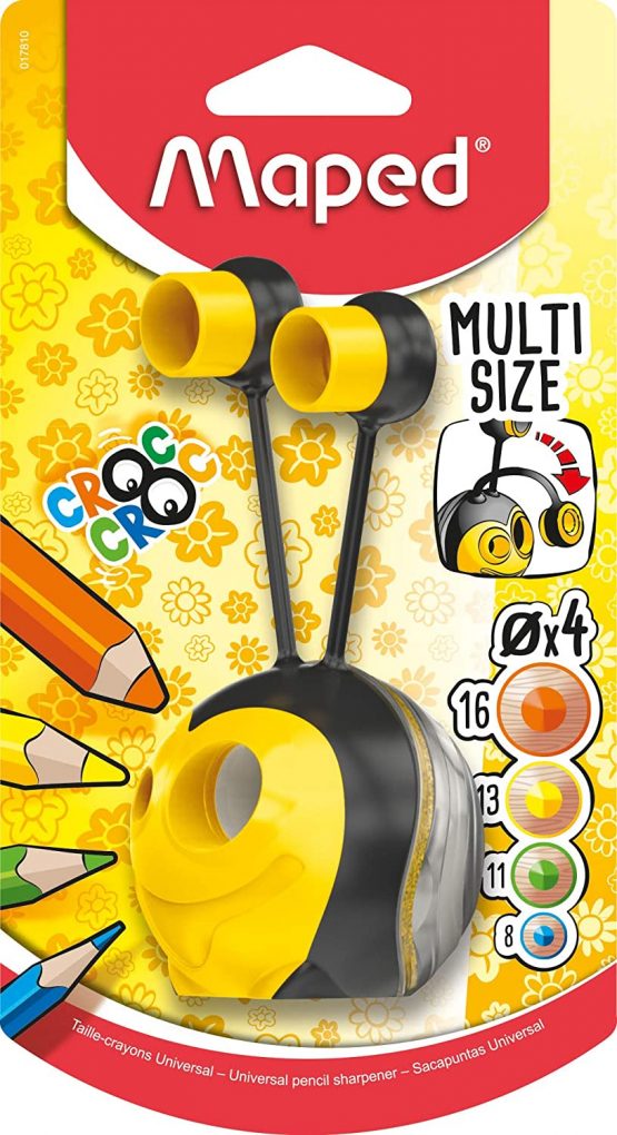 Maped 4 Hole Bee Pencil Sharpener, 17810 - Image 4