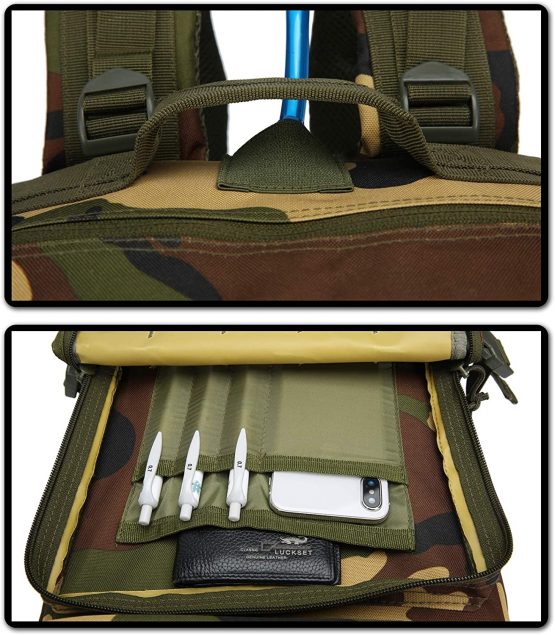 Doshwin 40L Military Backpack Tactical Army Assault Pack Molle Camo Rucksack for Camping Trekking Travel Hiking - Image 3