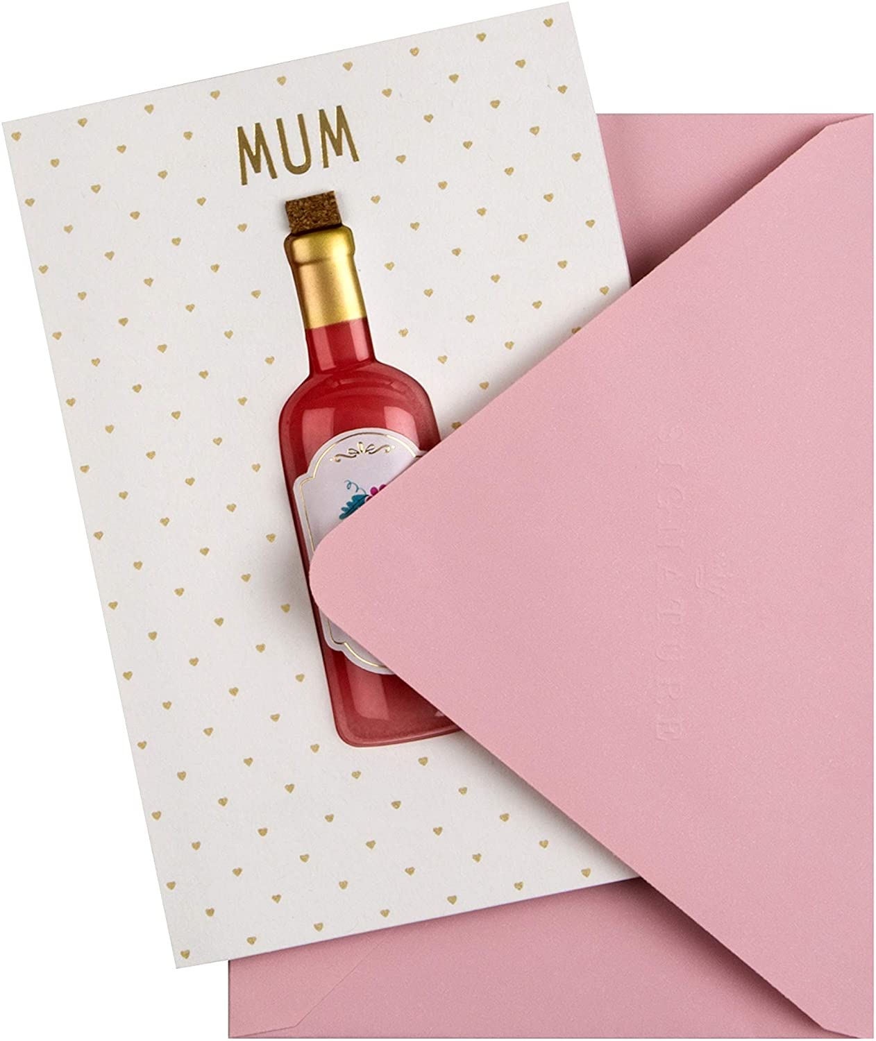 Mother's Day Card for Mum from The Hallmark Studio - Signature Collection 3D Bottle Design, 17.3cm x 11.9cm - Image 2