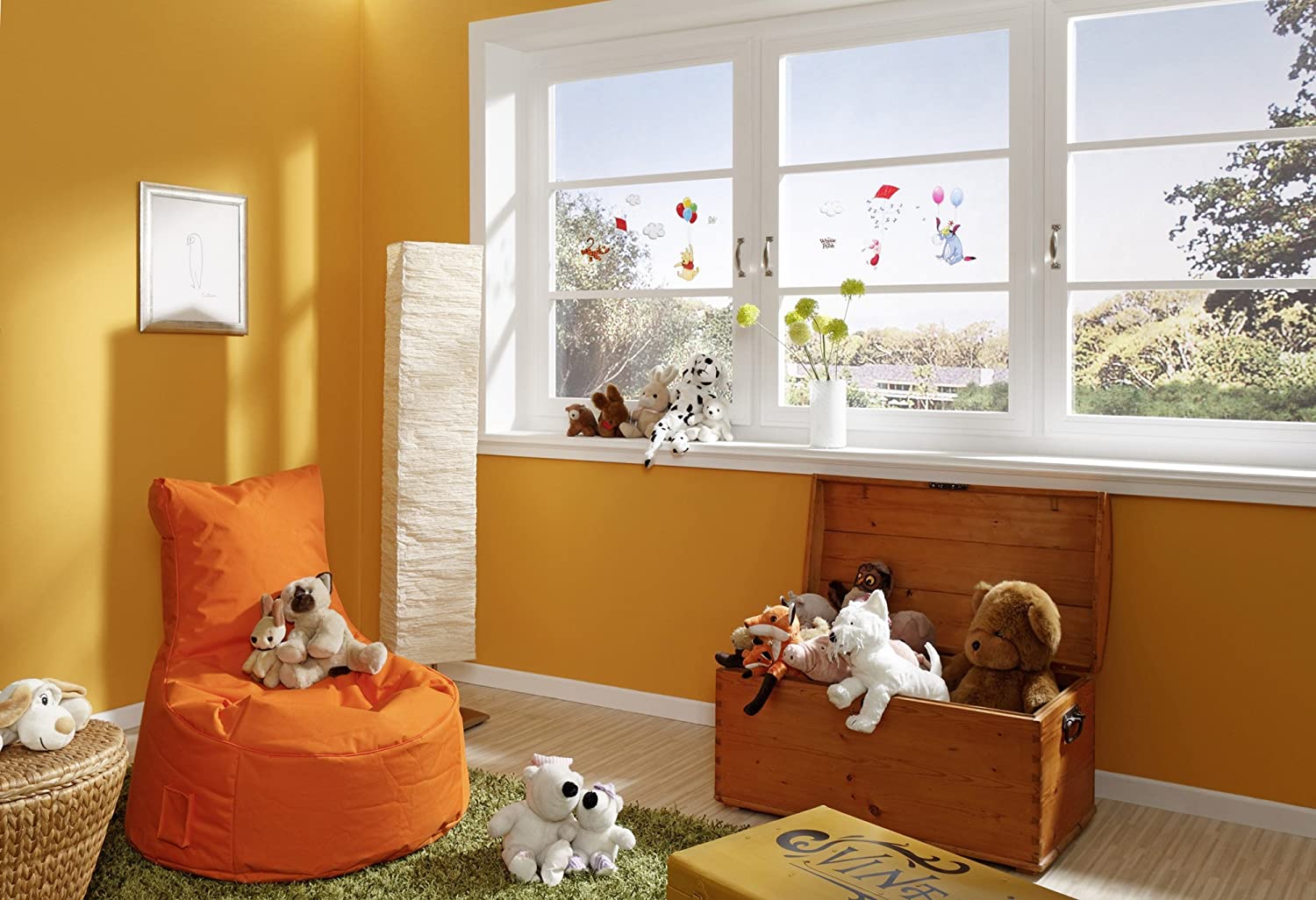 Komar 16403 Disney Winnie The Pooh Freestyle Deco Window Sticker, Multi-Colour (13-Piece) - Image 3