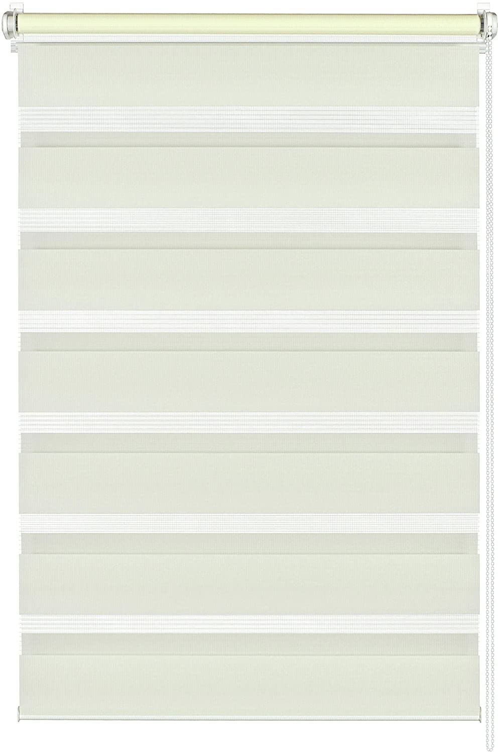Gardinia Easy Fix Double Roller Blind, Beige, 90 x 220 cm, Creme, 90W x 220H cm
