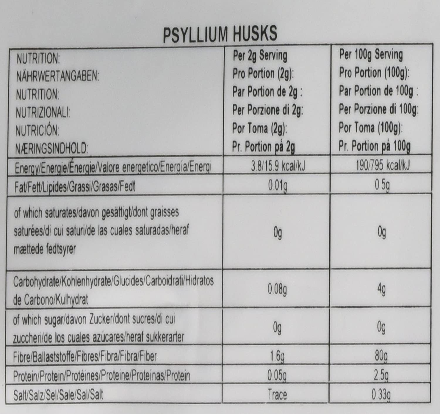 Bulk Pure Psyllium Husk Powder, High in Fibre, 1 kg, Packaging May Vary, 1kg - Image 3