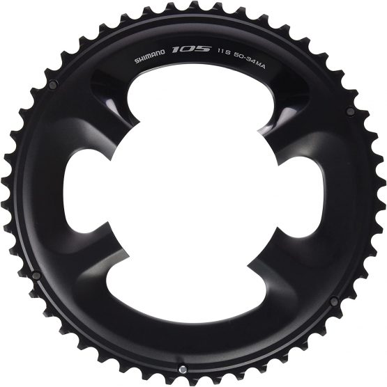 SHIMANO Chainring 50T-MA 105 FC-5800 for 50-34T Black