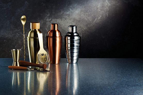BarCraft Cocktail Making Kit (6-Piece Gift Set) -Brass Finish, 2, 28 x 32 x 28 cm - Image 4