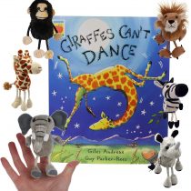 Giraffes Can’t Dance - Book and Finger Puppet