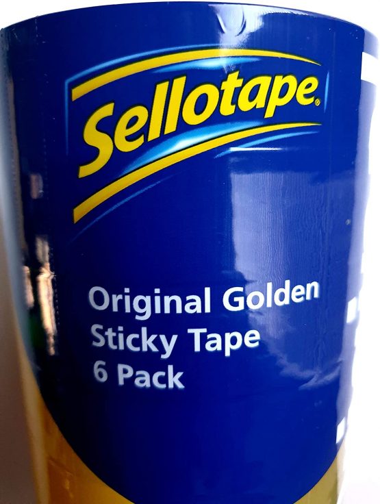 Sellotape Original Golden Tape Roll Non-static Easy-tear Retail Pack 24mmx50m Ref 1443266 [Pack 6] (1443266) - Image 2