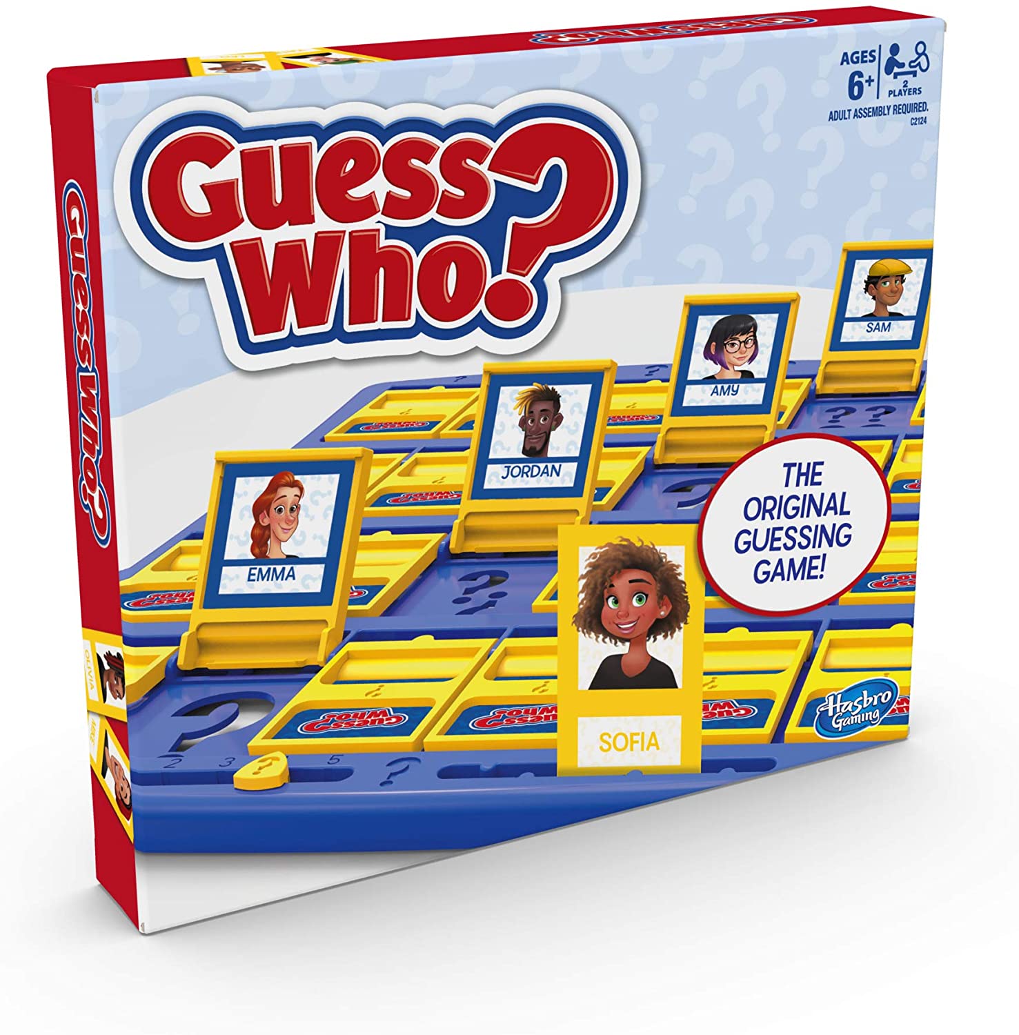 Hasbro Gaming Guess Who? Game Original Guessing Game for Kids Ages 6 and Up For 2 Players, Multicolor, 4.1 x 30.5 x 25.4 cm - Image 2