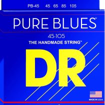DR Strings PB-45 Pure Blues Bass Guitar Strings, Diapason long