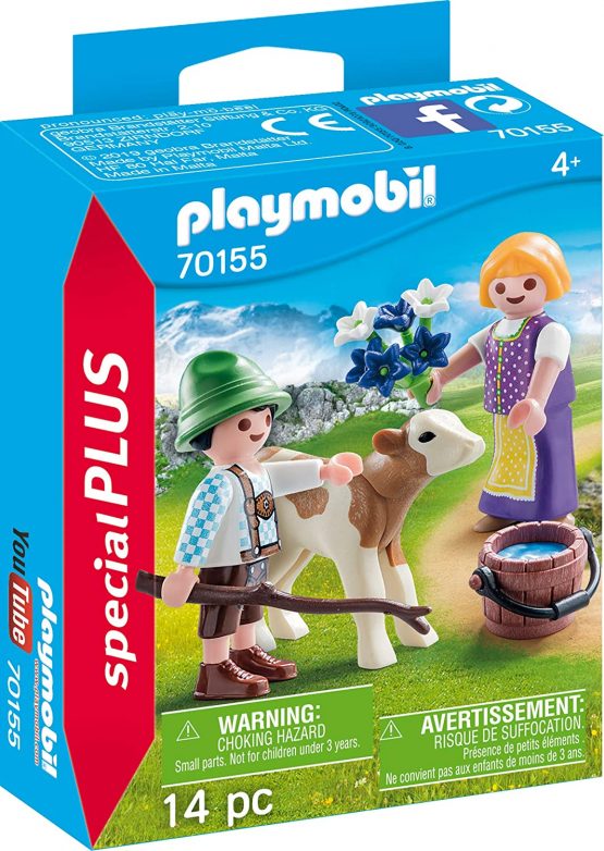 Playmobil 70155 Special Plus Children's with Calf Multi-Coloured