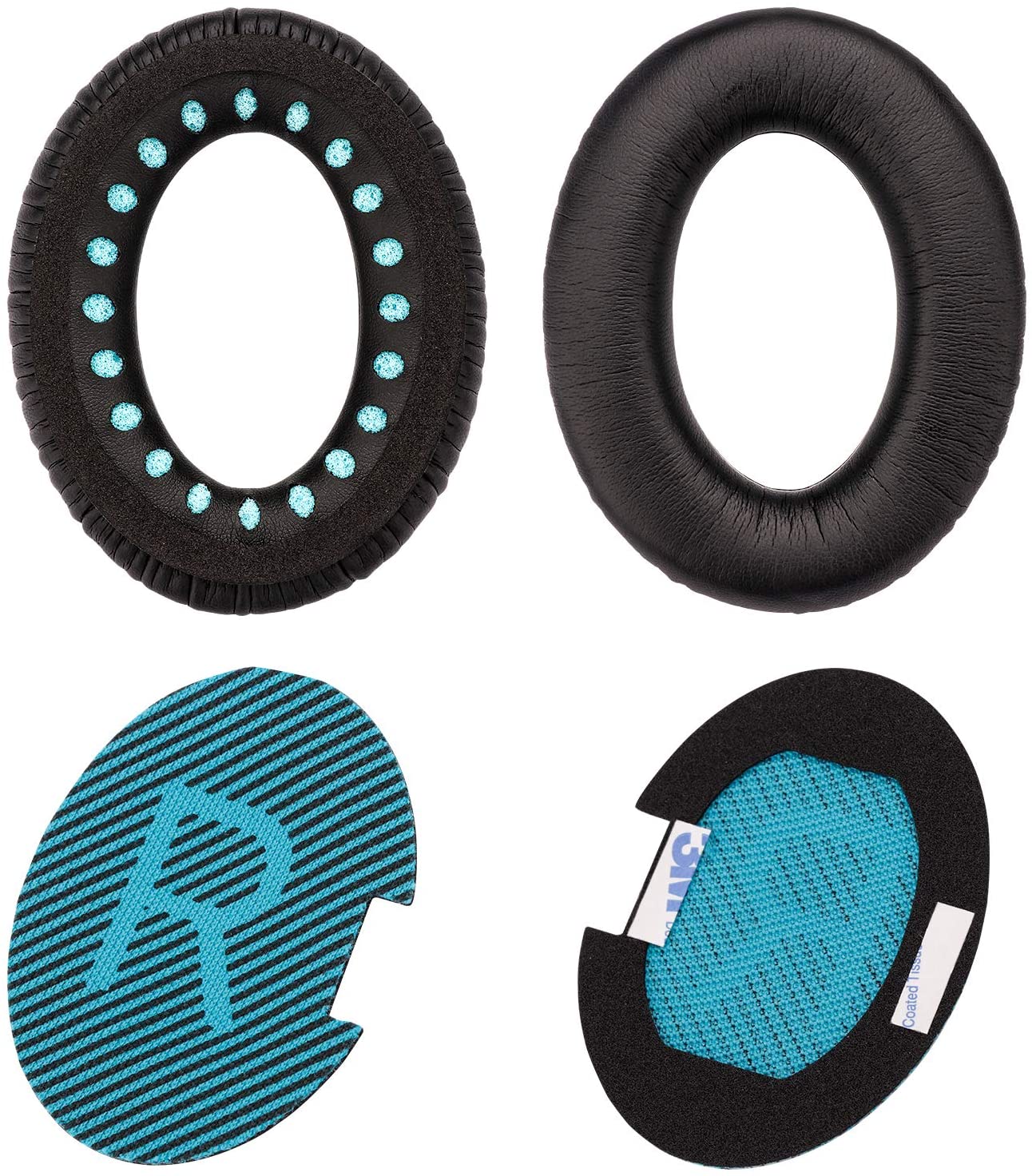 YOCOWOCO Ear pads for Bose QC25/QC35 II/QC35/QC15/AE2 AE2i AE2w Headphones Replacement Earpads Cushions for Bose Quietcomfort 35/Quiet Comfort 25/SoundTrue and SoundLink(AroundEar) - Image 2