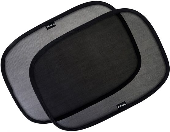 Enovoe Car Sun Shades for Kids (2 Pack) - Car Window Shades for Baby - Size (48x30 cm)