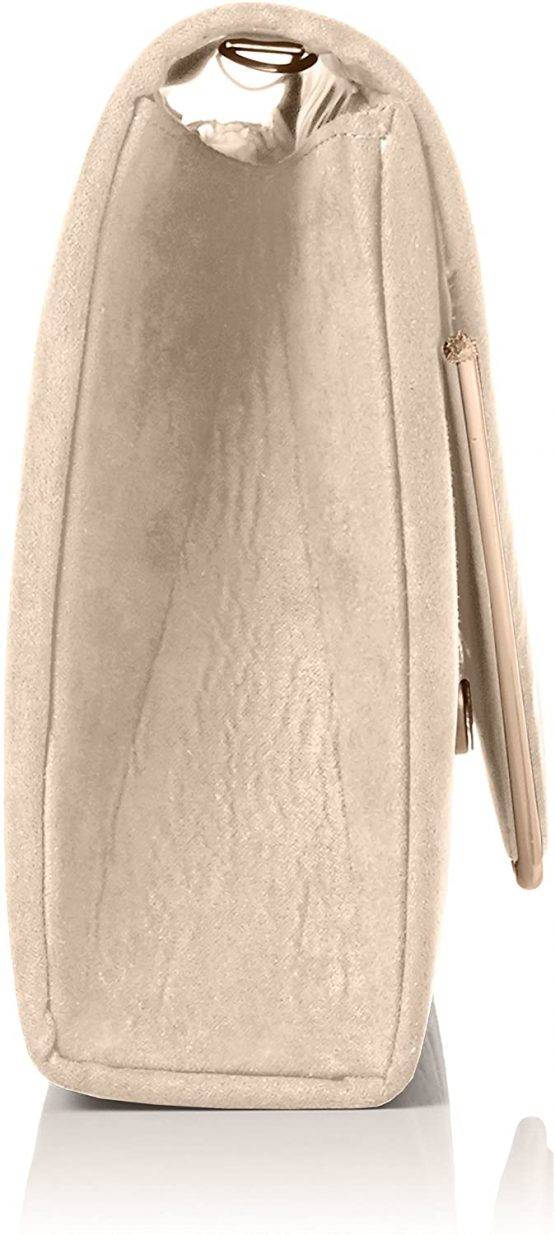 SwankySwans Women's Oscar Envelope Suede Velvet Party Prom Clutch Bag Clutch - Image 3