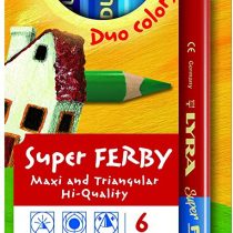 Lyra Super Ferby Colour Pencils, Assorted, 6 Duo Farbstifte, 3791069