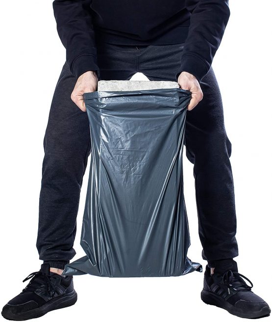 Large Plastic Postage Bag Large Size 17" x 24" (43cm x 60cm) Grey Mailing Bags for Posting and Packaging Extra Strong Envelopes - Mail Postal Polythene Self Seal Bags- Clothes Delivery Packing (5) - Image 4