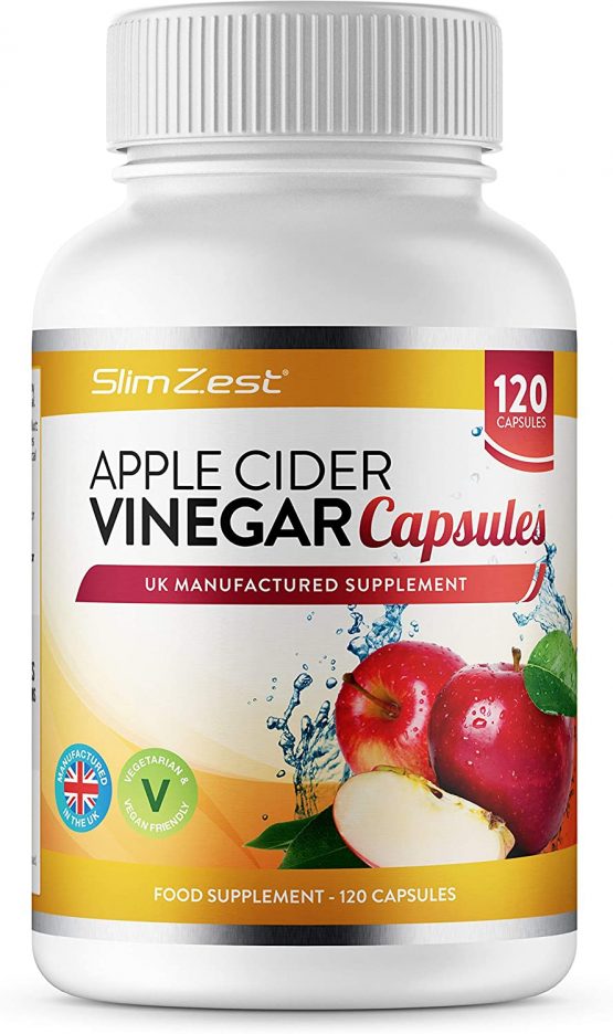 Apple Cider Vinegar 120 Capsules 1000mg Daily Dosage Premium