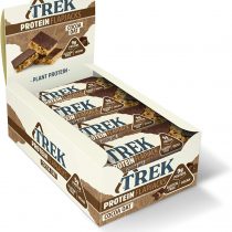 TREK High Protein Flapjack Cocoa Oat, 50 g - Gluten Free Bars – Healthy Snack Bars – Plant Based Protein - Vegan Bars (Pack of 16 Bars)