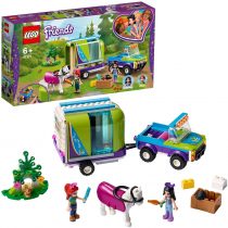 LEGO 41371 Friends Mia’s Horse Trailer Toy, Stable Extension Set, 4x4 Buggy, Mia and Emma Mini Dolls