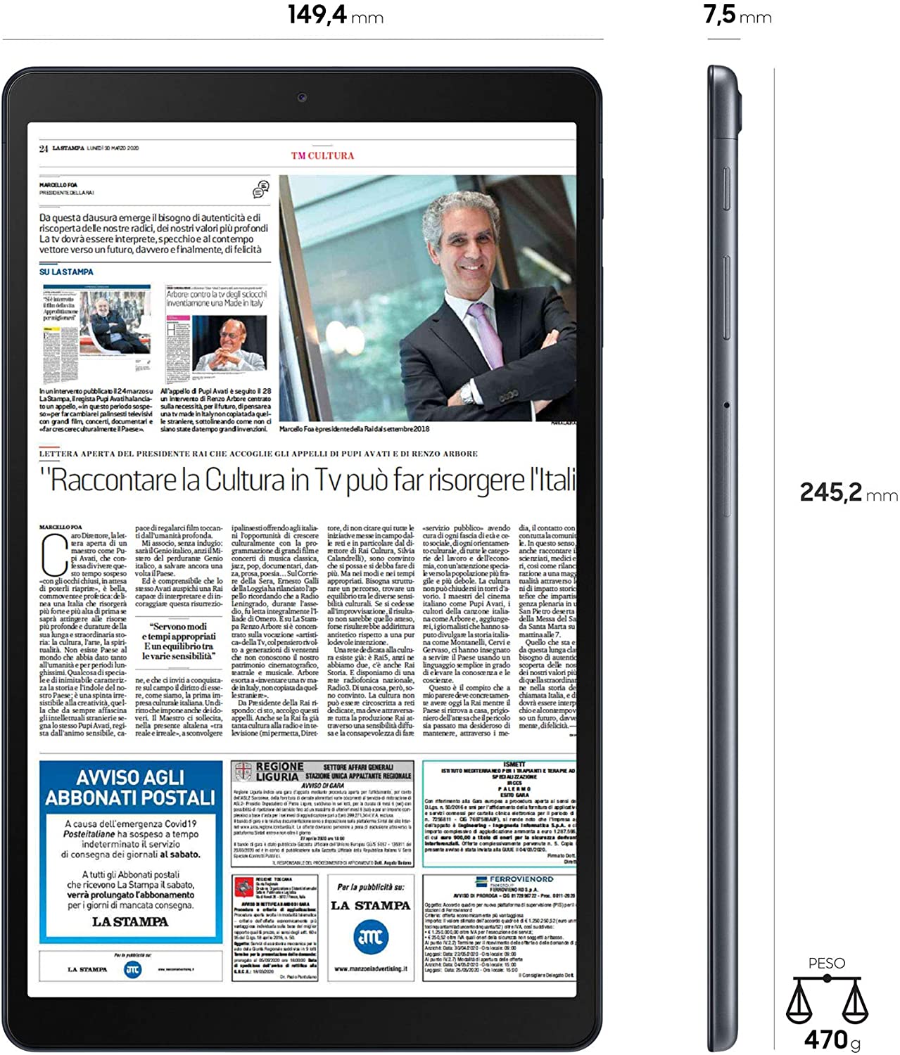 Samsung Galaxy Tab A LTE SM-T515 32GB Black - Image 2