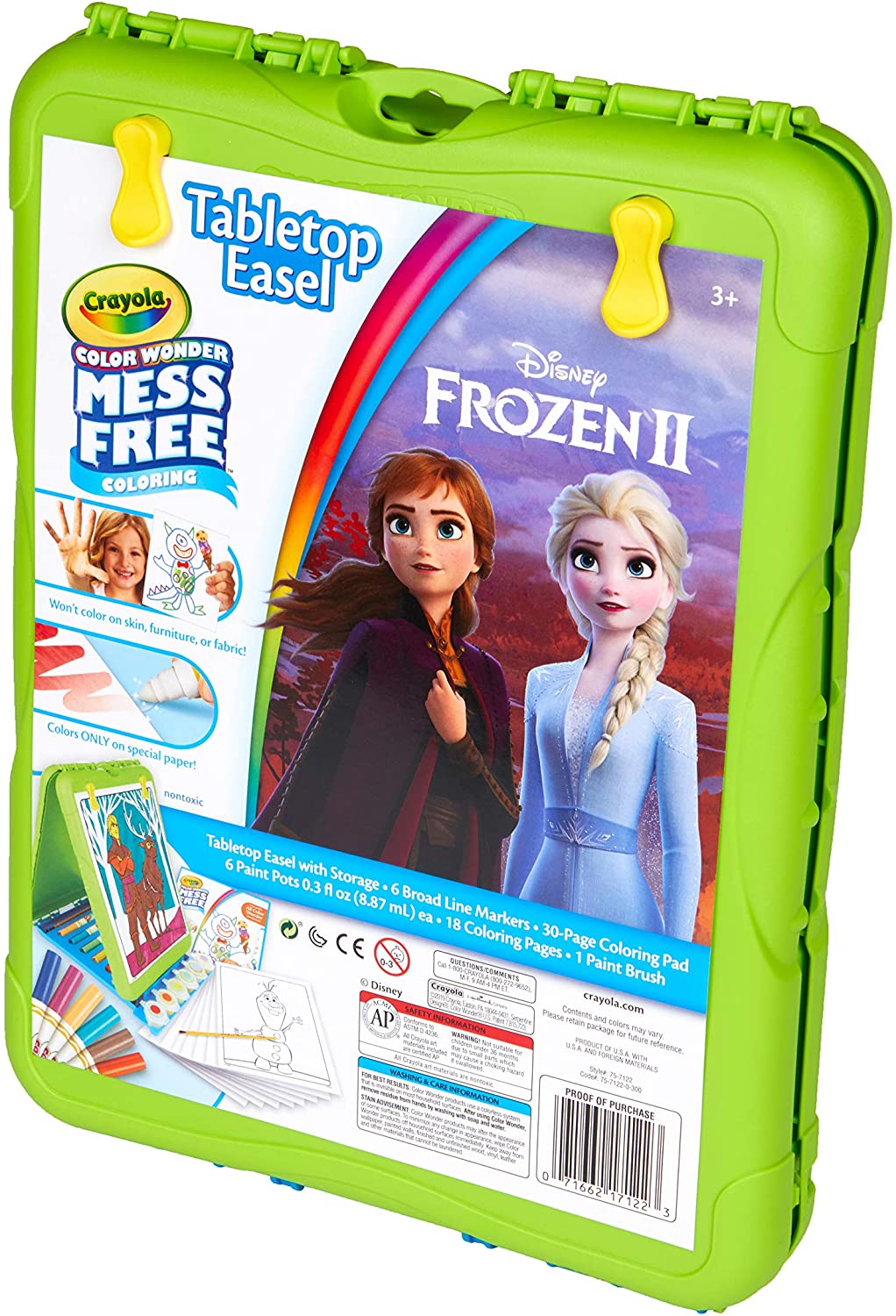 CRAYOLA color Wonder Travel Esel Frozen 2 Pages with BONUS pages, Markers and color Wonder Paint Coloring Travel Books and Esel MEGA set - Image 4