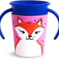 Munchkin Miracle 360 WildLove Trainer Cup, 6 oz/ 177 ml, Fox