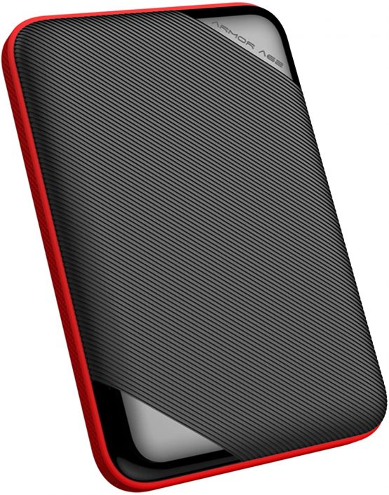 Silicon Power 4 TB Portable Hard Drive Armor A62, IPX4 Water-Resistant and Military-Grade Shockproof ( 122cm shockproof drop test) - Black, 4TB