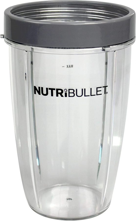 NutriBullet Spare Blade Smoothie Cups, Plastic, Grey - Image 4