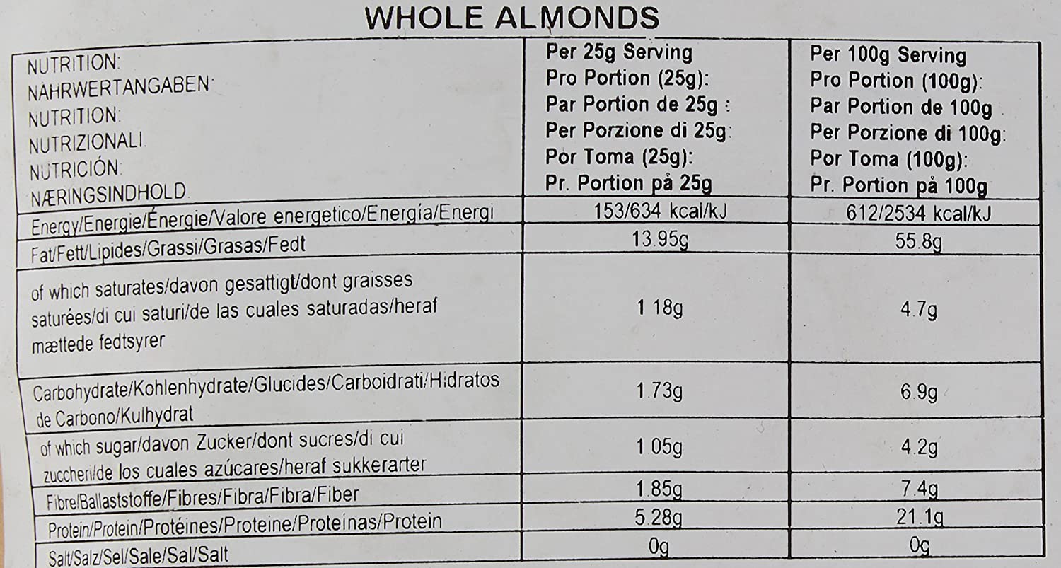 Bulk Whole Almonds, 500 g, Packaging May Vary, 500 g (Pack of 1) - Image 4
