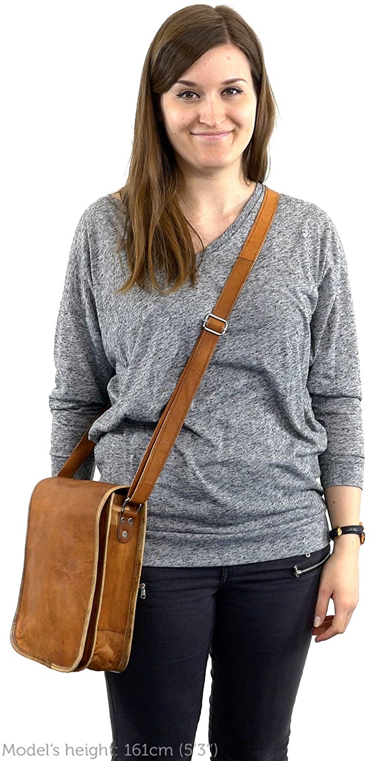 GUSTI leather laptop bag - Helen brown bags work bag shoulder bag mens laptop bags for men messenger bag, Black - Image 2