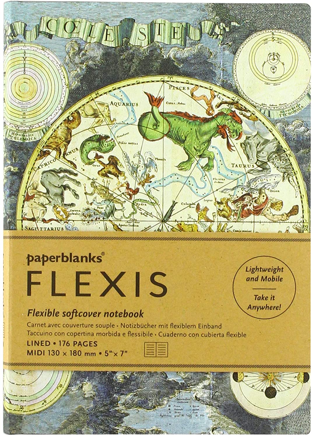 Paperblanks Softcover Flexis Celestial Planisphere, Midi (180 x 130)